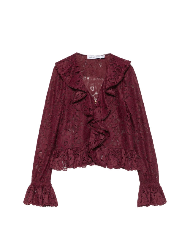 [Self-portrait] Blouse FW26 PF26102TBU
