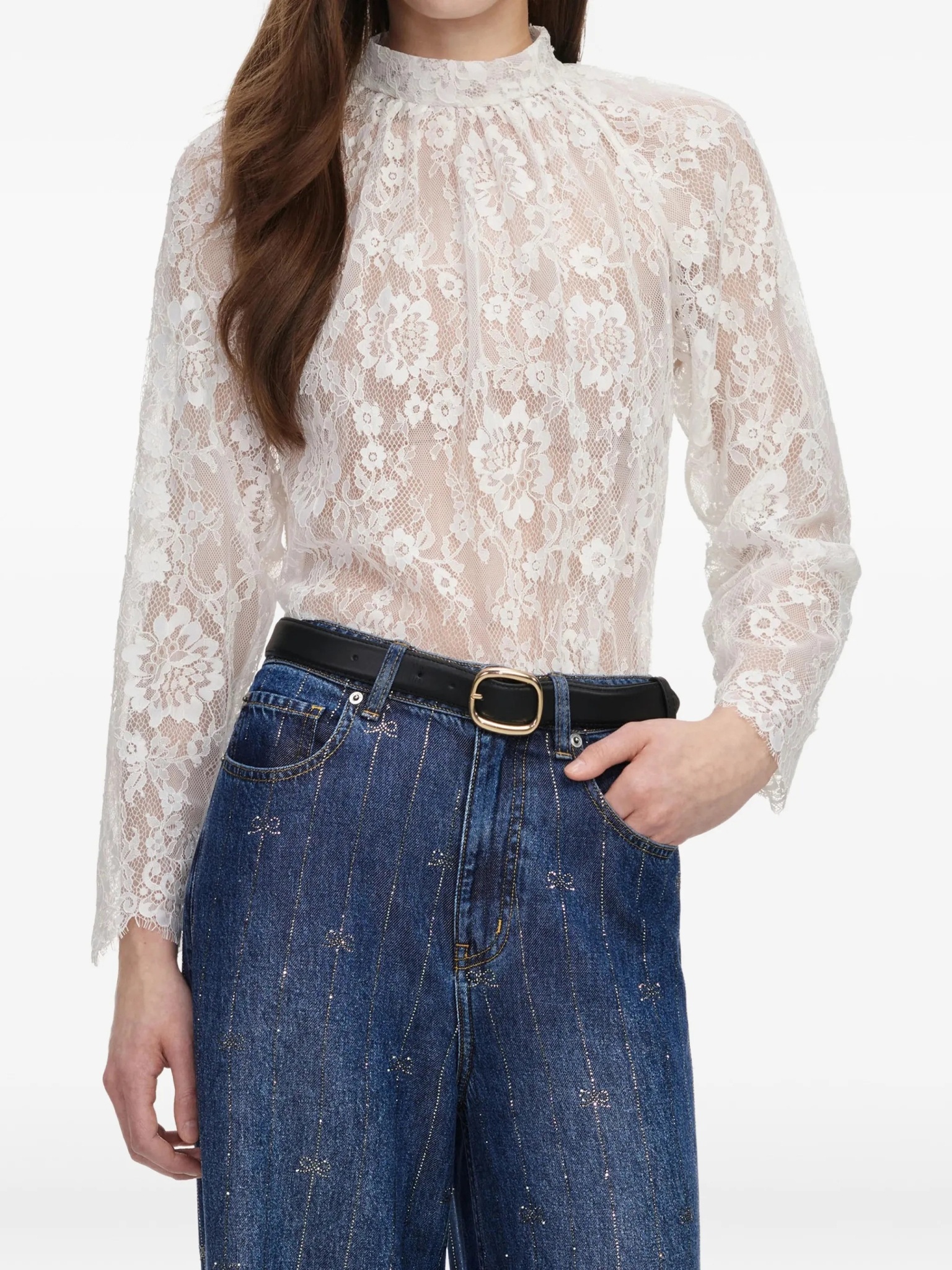 [Self-portrait] Blouse FW26 PF26032TAW