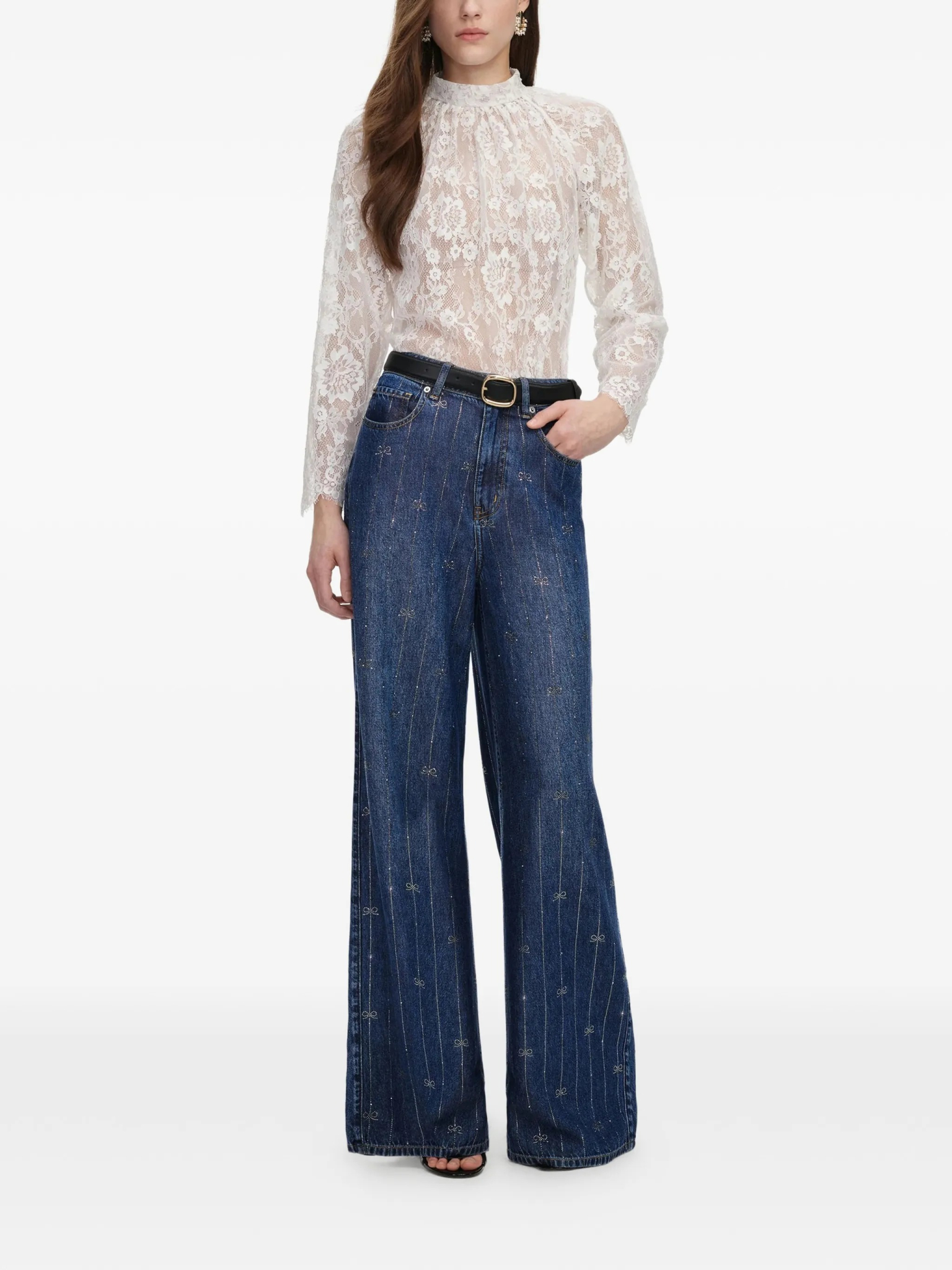 [Self-portrait] Blouse FW26 PF26032TAW