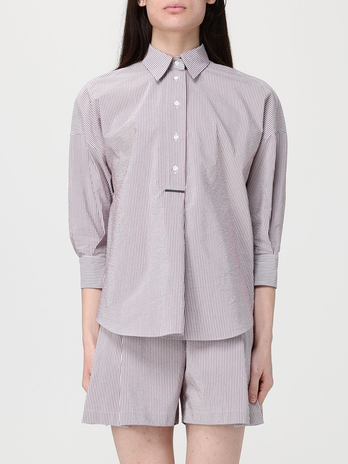 [Brunello Cucinelli] Shirts Short Sleeve SS26 MH741NG805 C2048