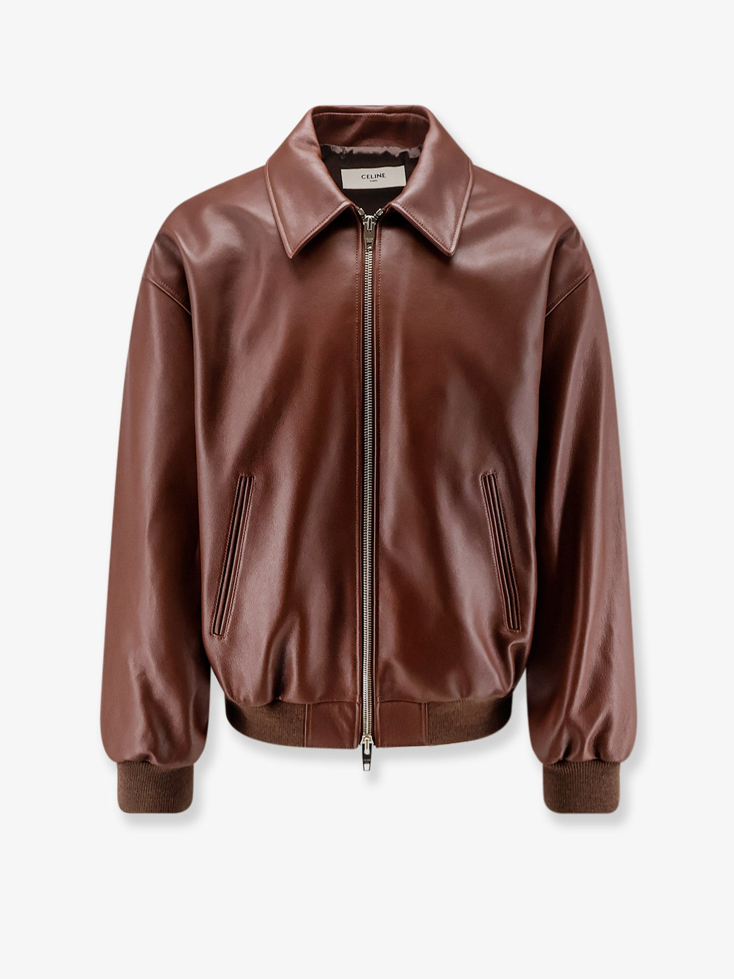 [Celine] Leather Jacket FW26 RV14D978W19BR