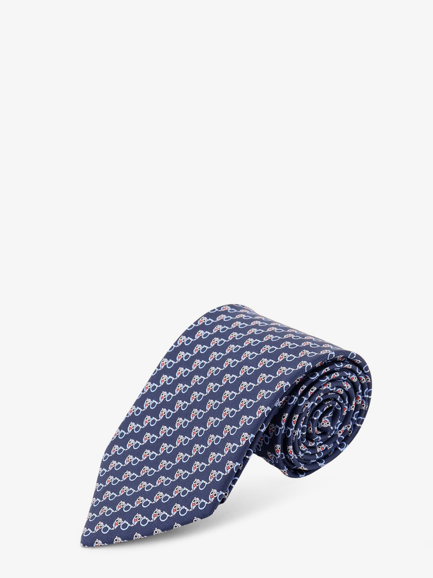 [Ferragamo] Tie FW26 351419794424NAVY