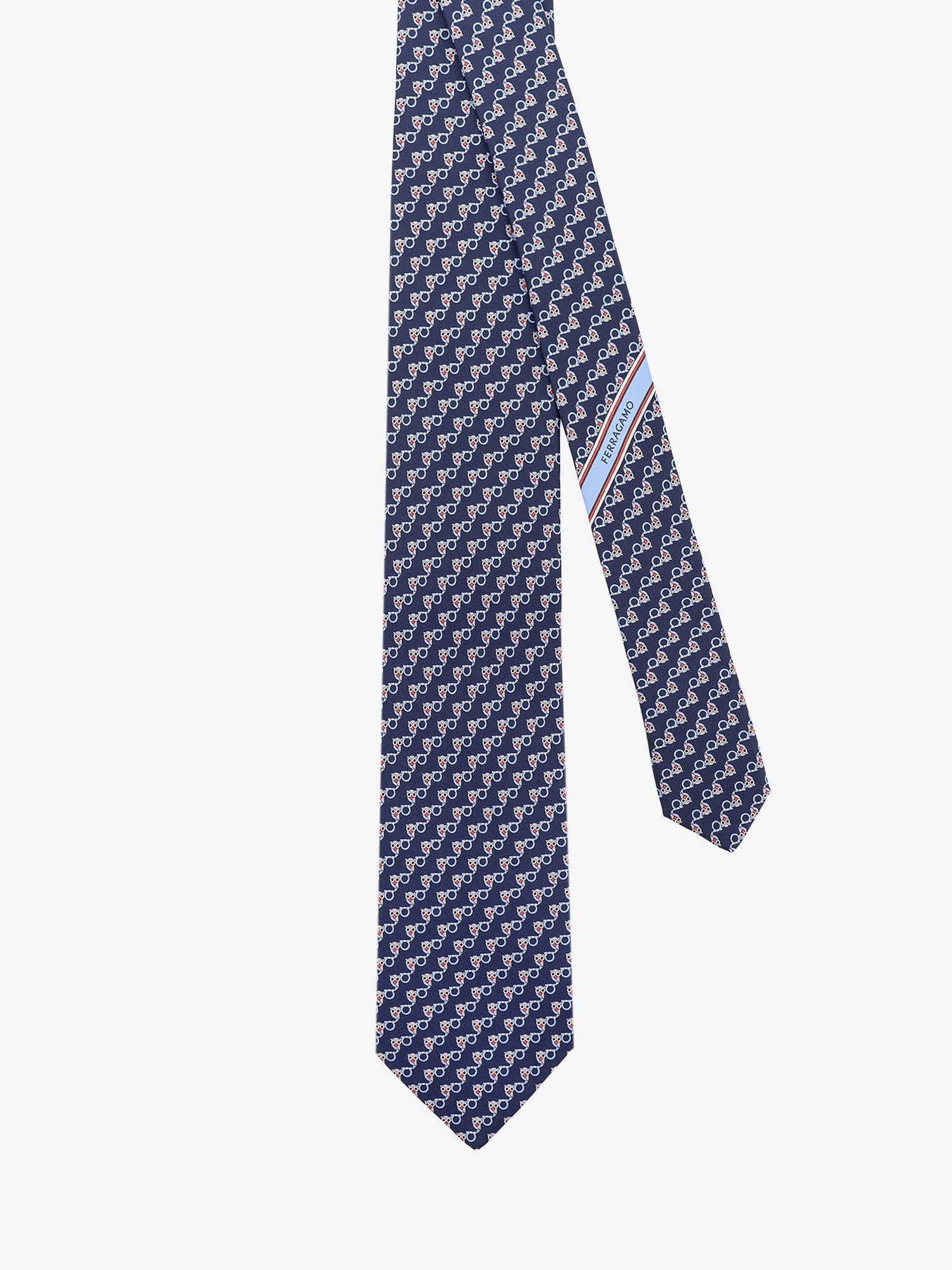 [Ferragamo] Tie FW26 351419794424NAVY