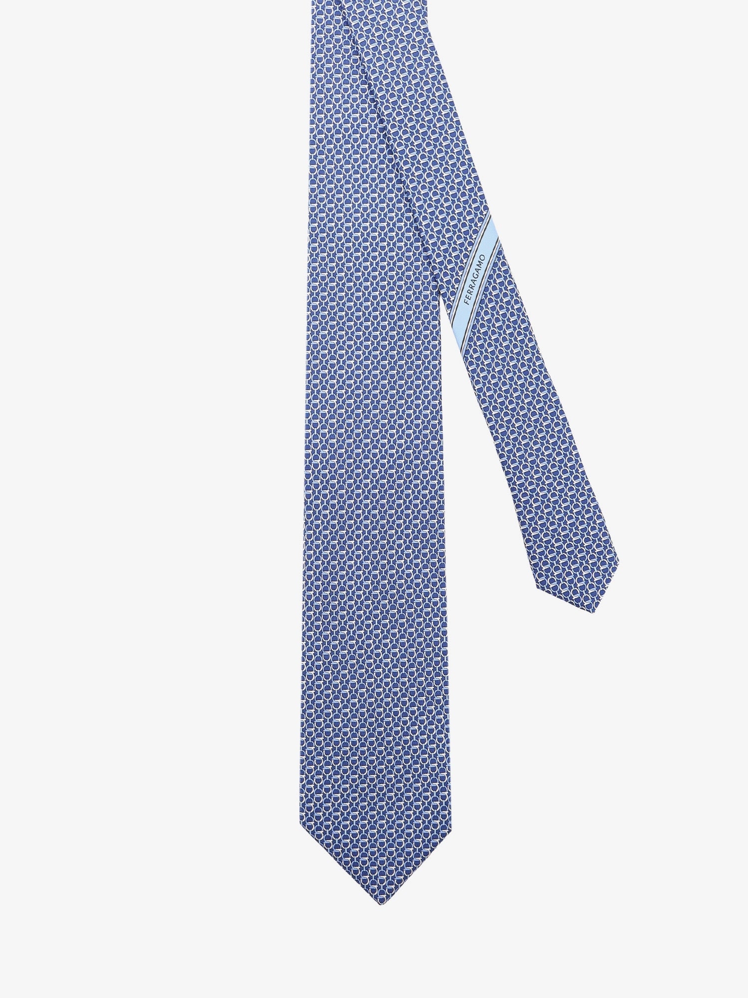 [Ferragamo] Tie FW26 351446794591BLUROYAL