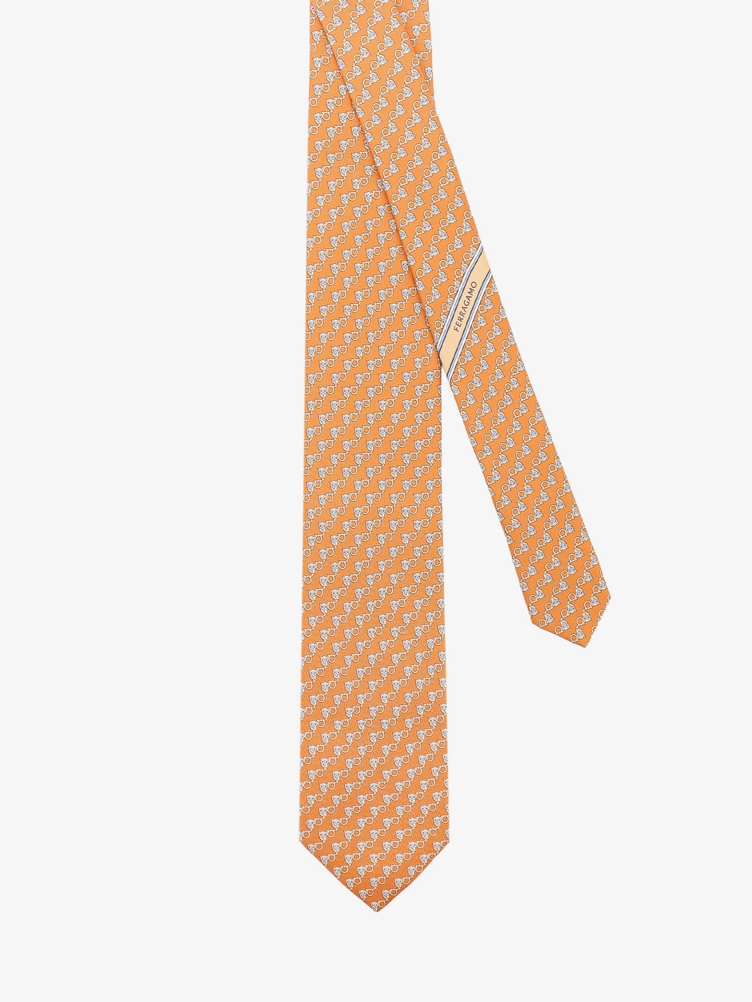 [Ferragamo] Tie FW26 351419794428ARANCIO