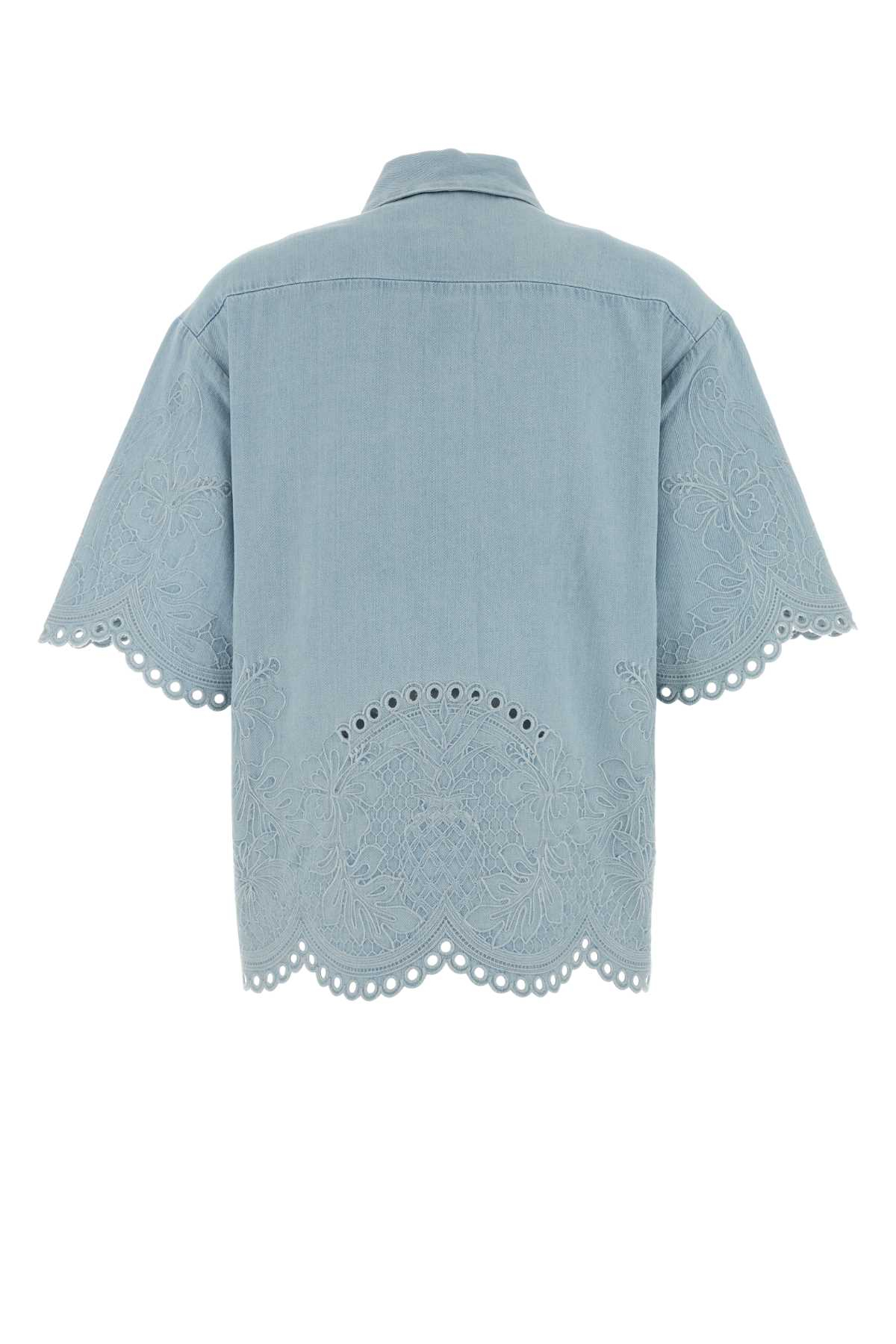 [Zimmermann] Shirts Short Sleeve SS26 7214TRS263 ICESTM