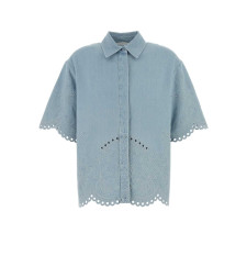 [Zimmermann] Shirts Short Sleeve SS26 7214TRS263 ICESTM