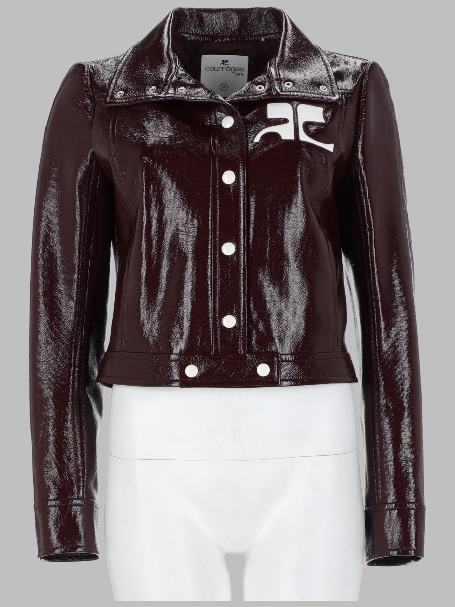 [Courreges] Leather Jacket FW26 PERCBL005_VY00144010