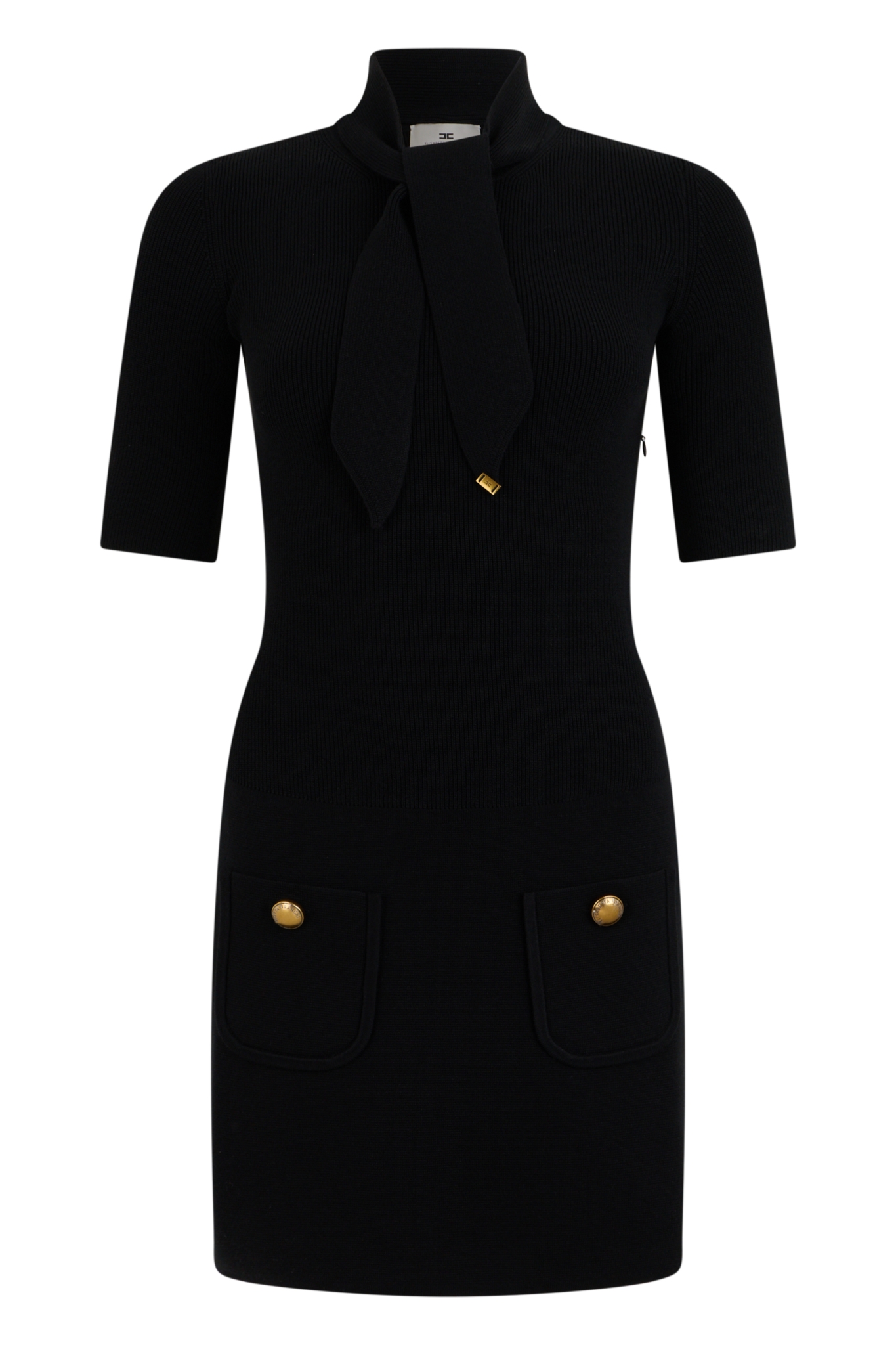 [ELISABETTA FRANCHI] Short sleeve dress FW26 AM04S_110