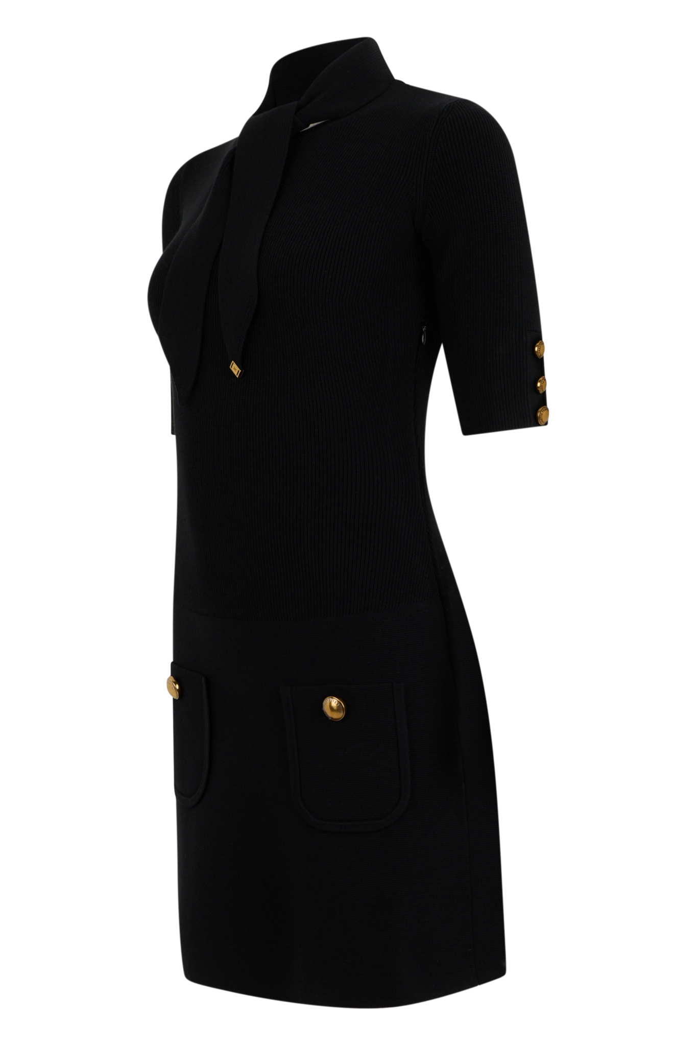 [ELISABETTA FRANCHI] Short sleeve dress FW26 AM04S_110