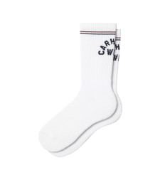 [CARHARTT WIP] Socks FW26 I03730212HXXWHITE/DARK NAVY