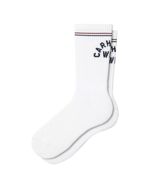 [CARHARTT WIP] Socks FW26 I03730212HXXWHITE/DARK NAVY