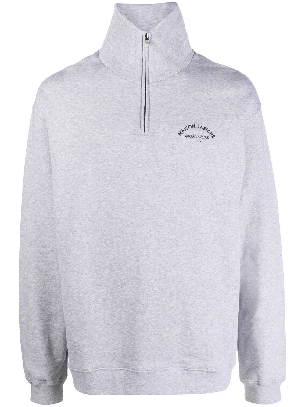 [MAISON LABICHE] Sweatshirt FW26 OUPLACIDEMINIMLIGHT HEATHER GREY