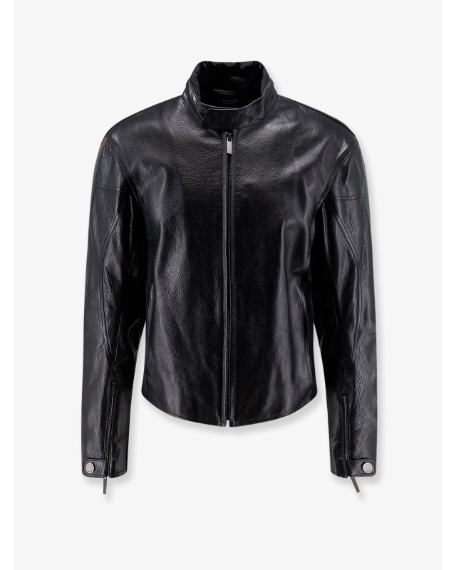 [Gucci] Leather Jacket FW26 874158XNBDW1060