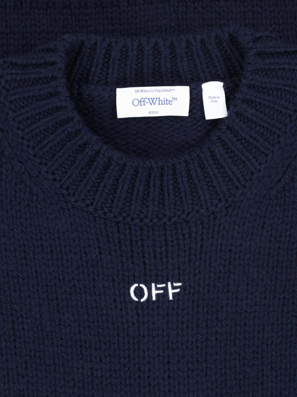 [Off-White] Knitwear FW26 44MHE212F26K001411BLUE GRAPHITE