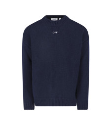 [Off-White] Knitwear FW26 44MHE212F26K001411BLUE GRAPHITE