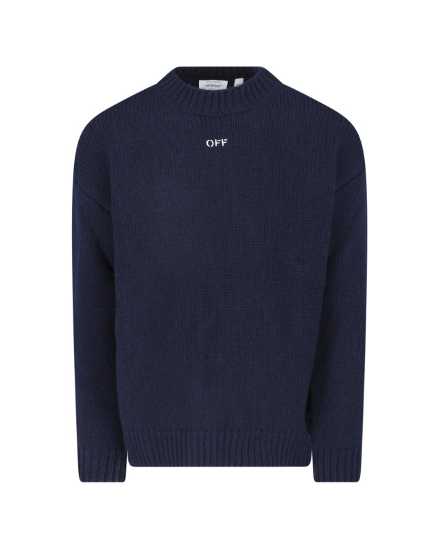 [Off-White] Knitwear FW26 44MHE212F26K001411BLUE GRAPHITE