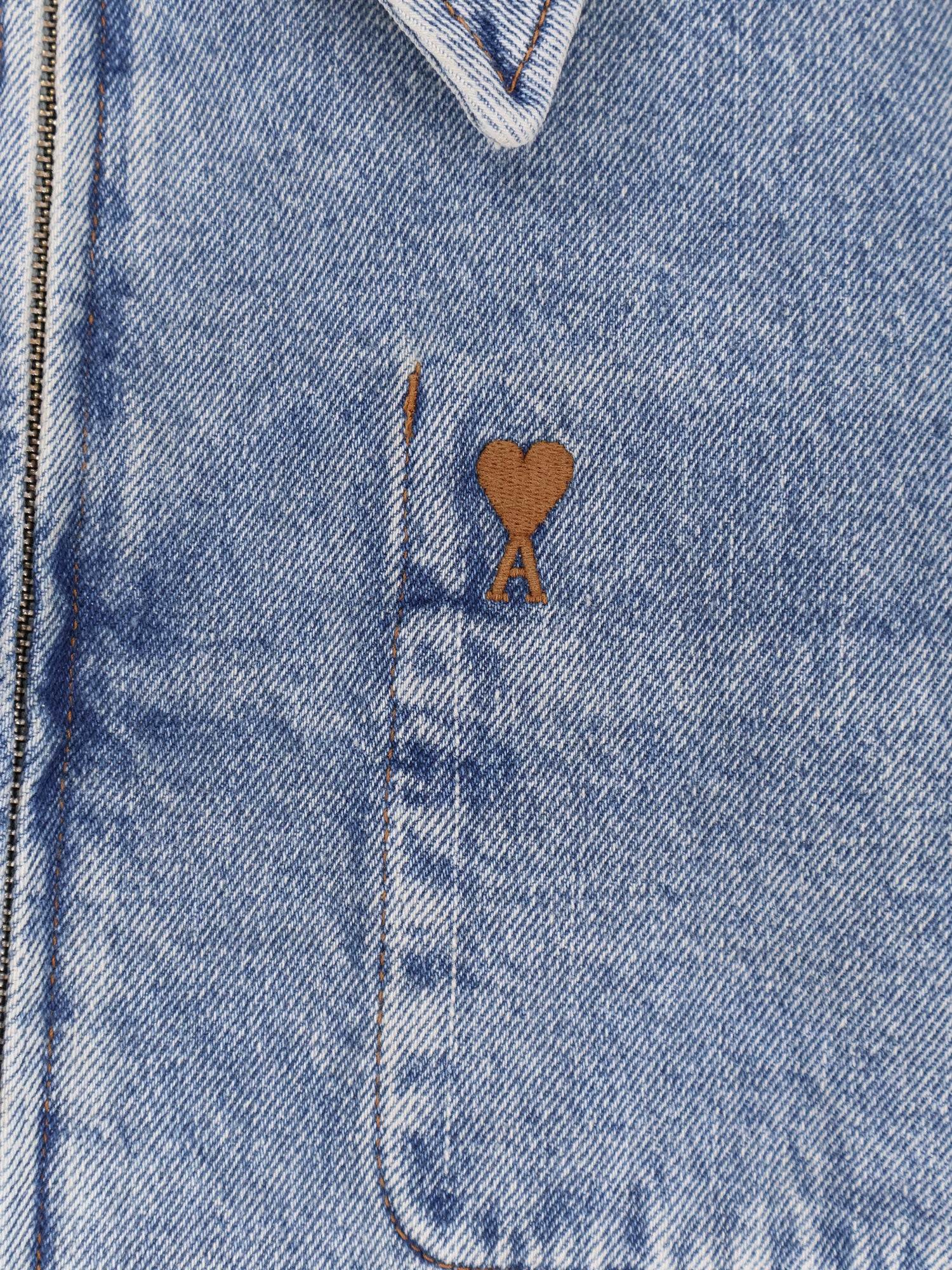 [Ami Paris] Denim jacket FW26 HJK835DE0046480