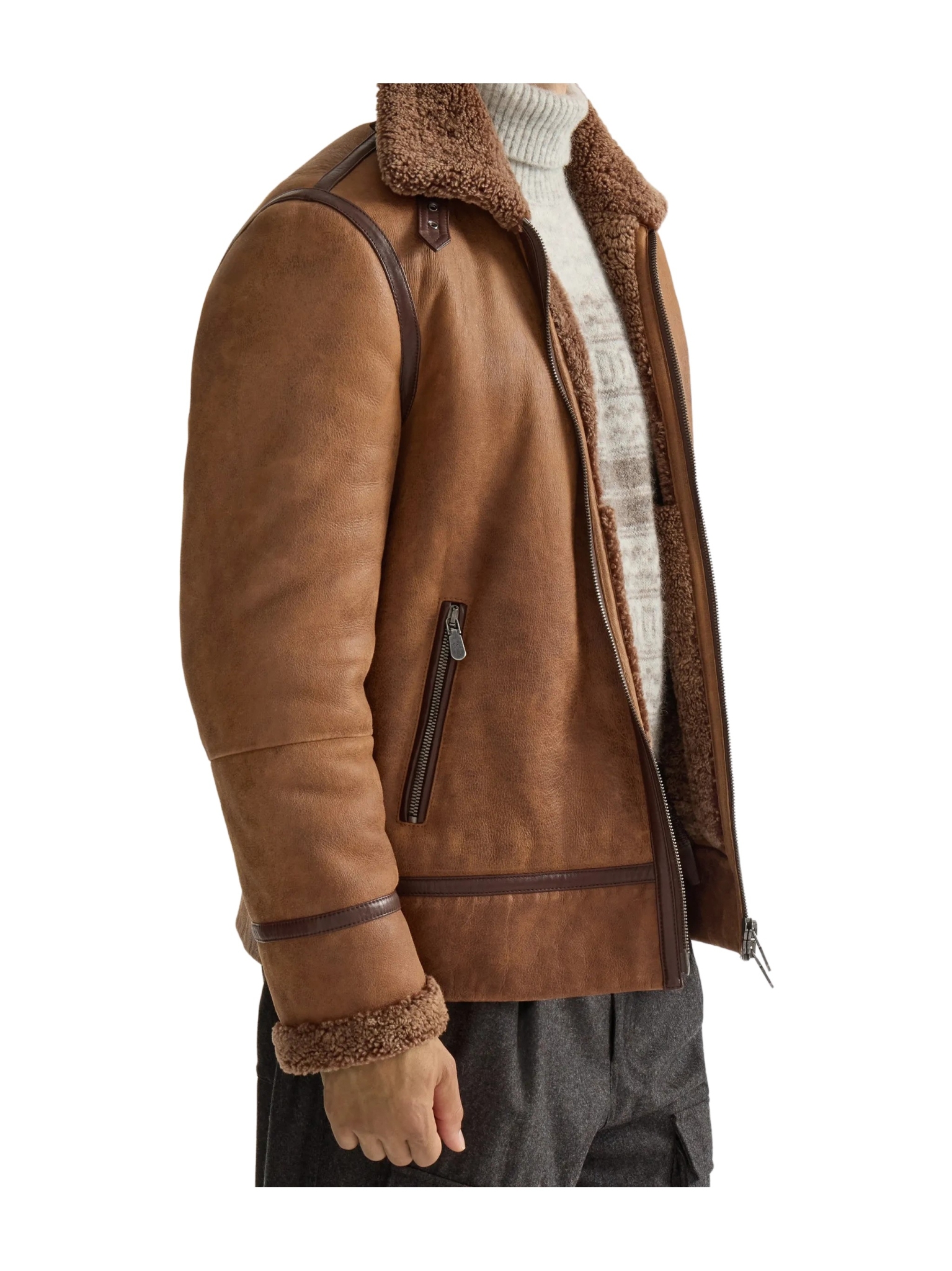 [Brunello Cucinelli] Bomber Jacket FW26 MPMTR2093