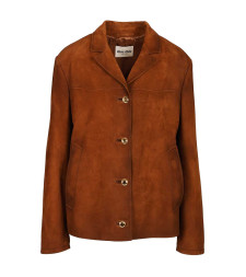 [Miu Miu] Leather Jacket SS26 MPV948 S OOO 104RF1034