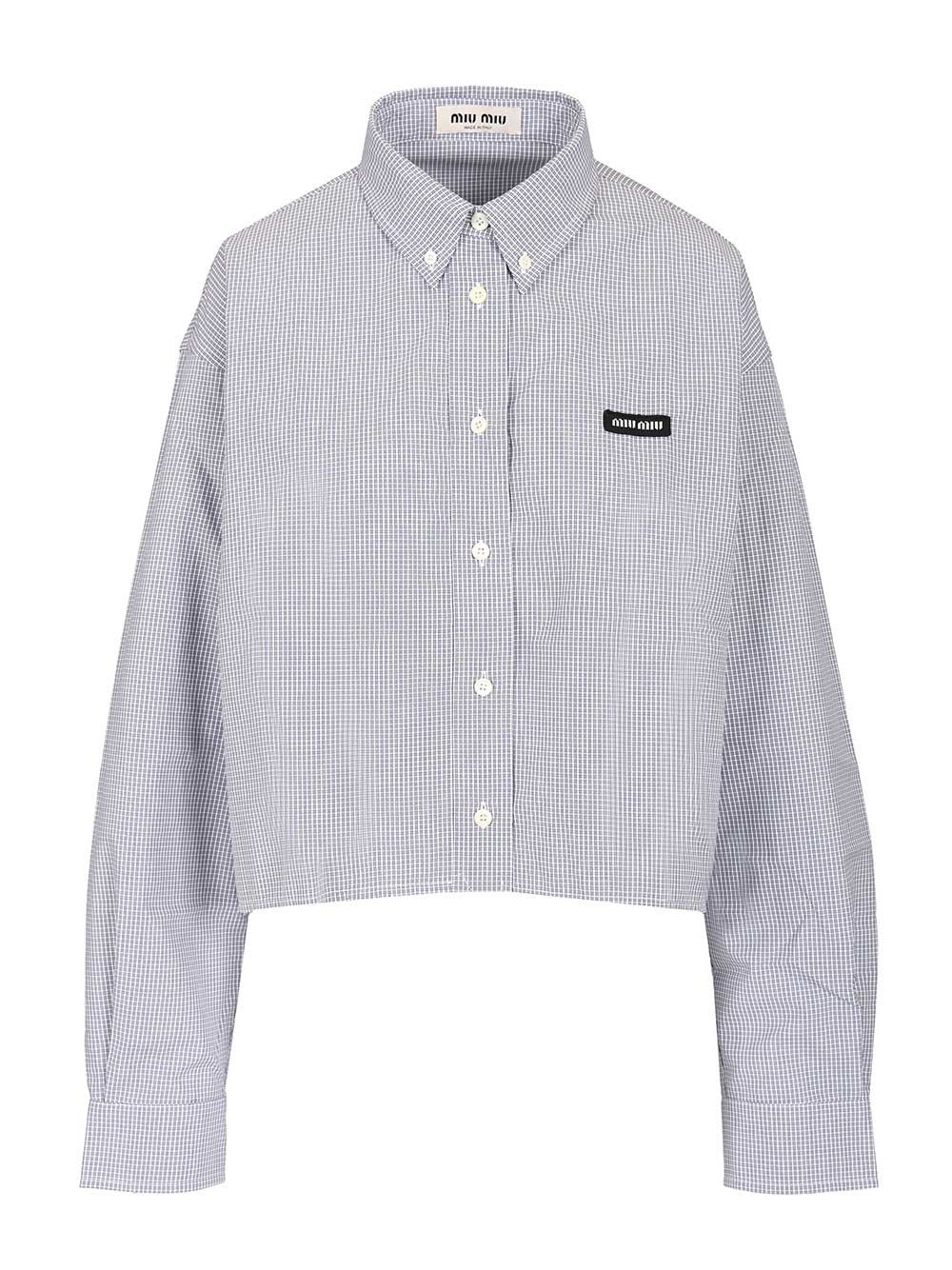 [Miu Miu] Shirts Long Sleeve SS26 MK1659 S OOO 1805F0008