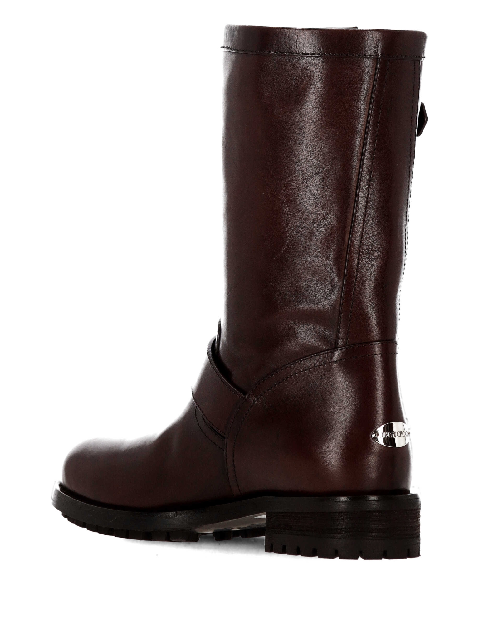 [Jimmy Choo] Ankle Boots FW26 BIKERMIDSVHCHOCOLATE