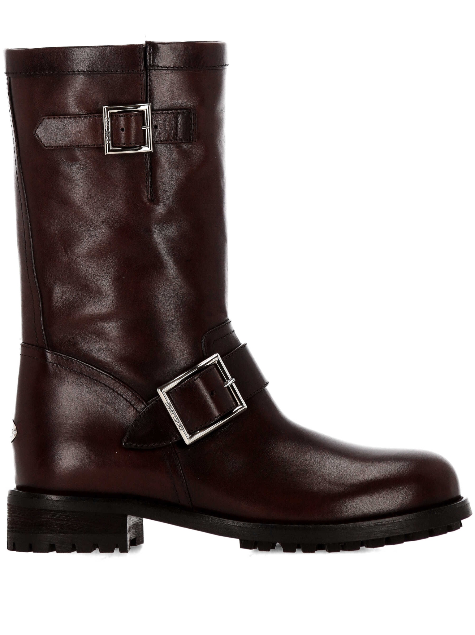 [Jimmy Choo] Ankle Boots FW26 BIKERMIDSVHCHOCOLATE