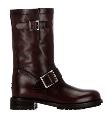 [Jimmy Choo] Ankle Boots FW26 BIKERMIDSVHCHOCOLATE