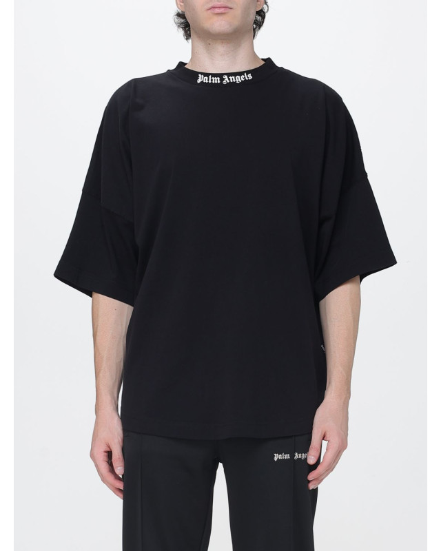 [Palm Angels] T-shirts Short Sleeve FW26 PAMBAA05F26JR02 BLACK