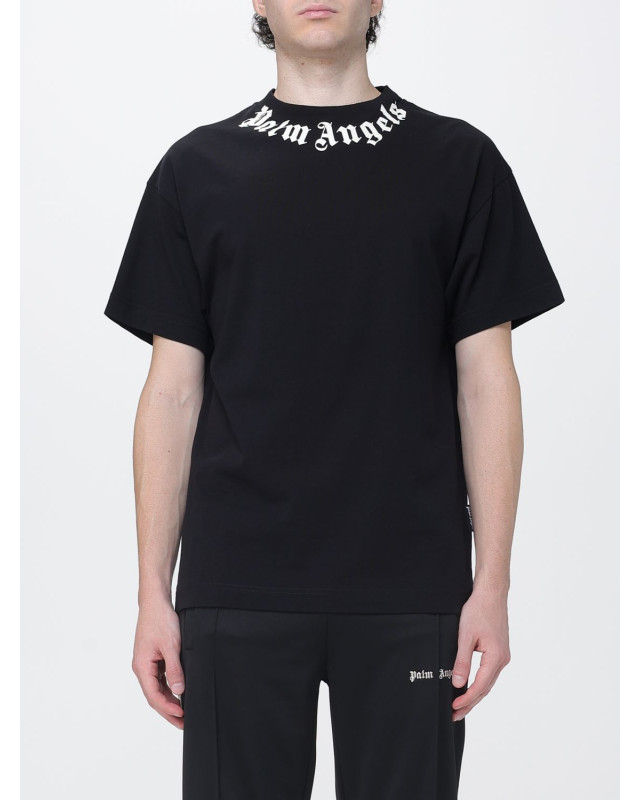 [Palm Angels] T-shirts Short Sleeve FW26 PAMAA01F26JR01 BLACK