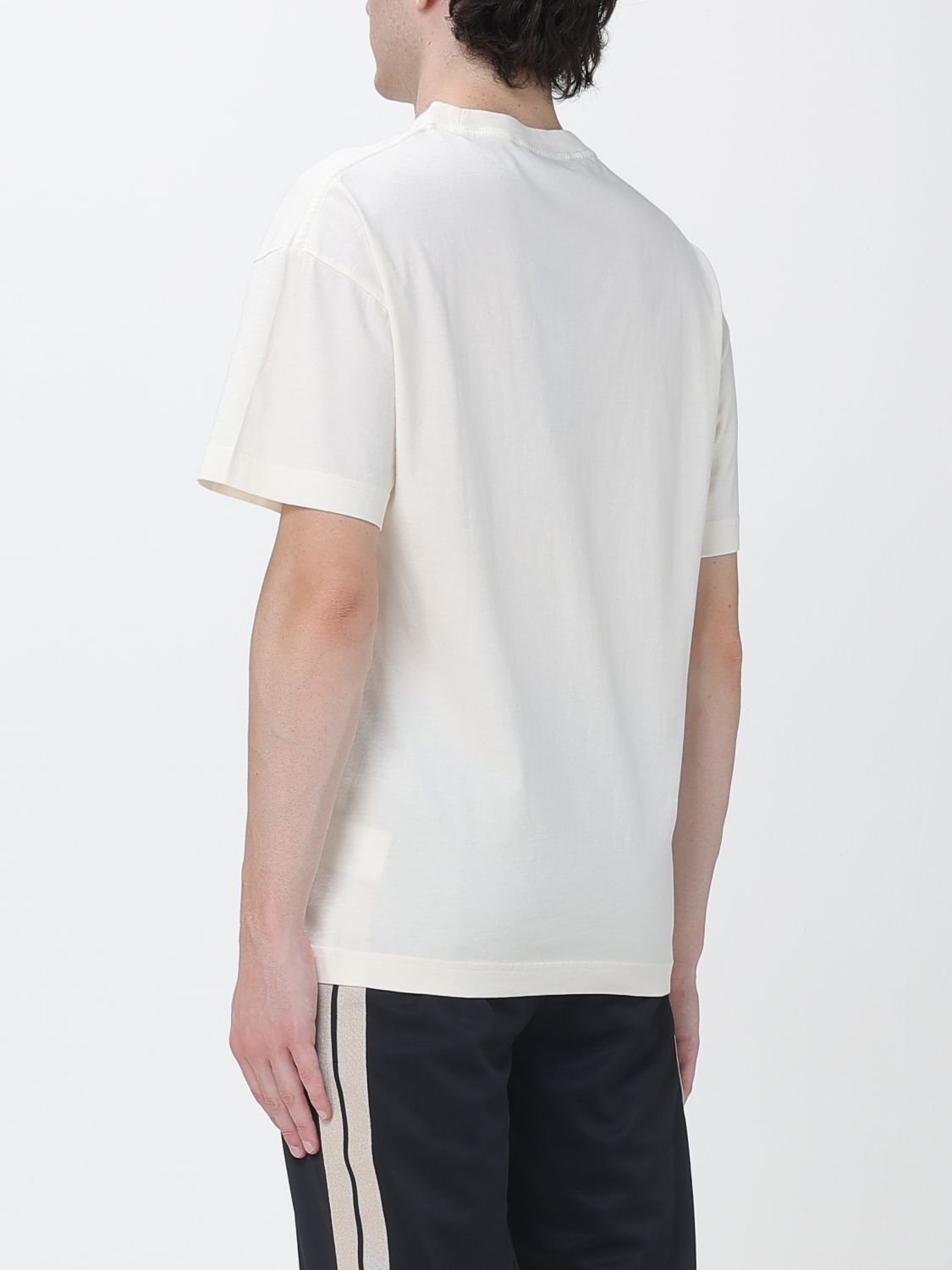 [Palm Angels] T-shirts Short Sleeve FW26 PAMAA01F26JR01 OFF WHITE
