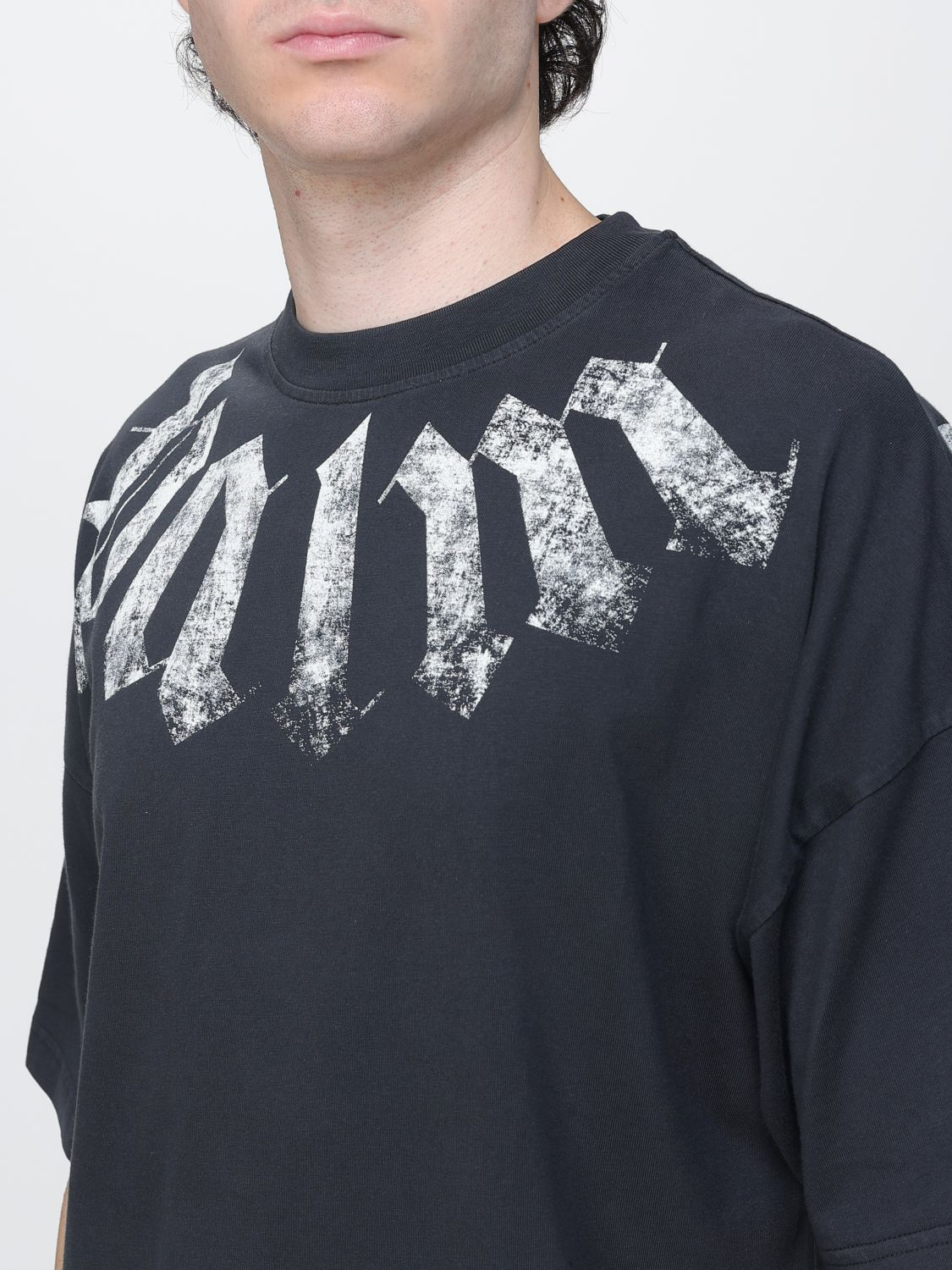[Palm Angels] T-shirts Short Sleeve FW26 PAMBAA03F26JR01 BLACK