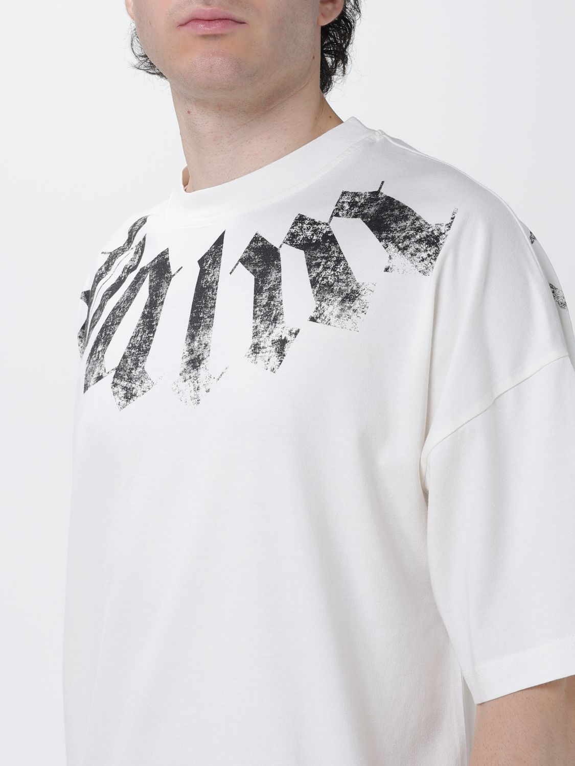 [Palm Angels] T-shirts Short Sleeve FW26 PAMBAA03F26JR01 OFF WHITE