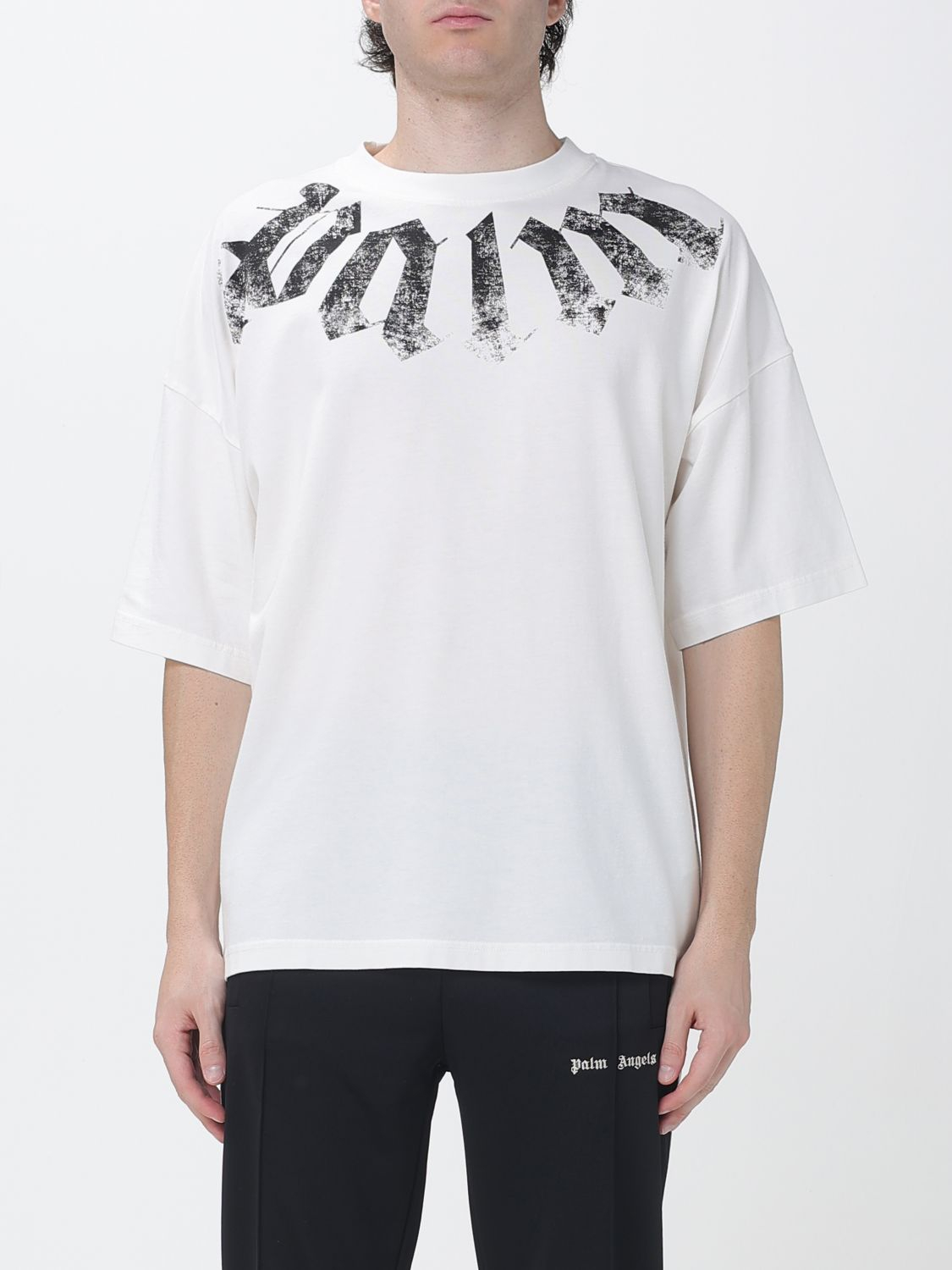 [Palm Angels] T-shirts Short Sleeve FW26 PAMBAA03F26JR01 OFF WHITE