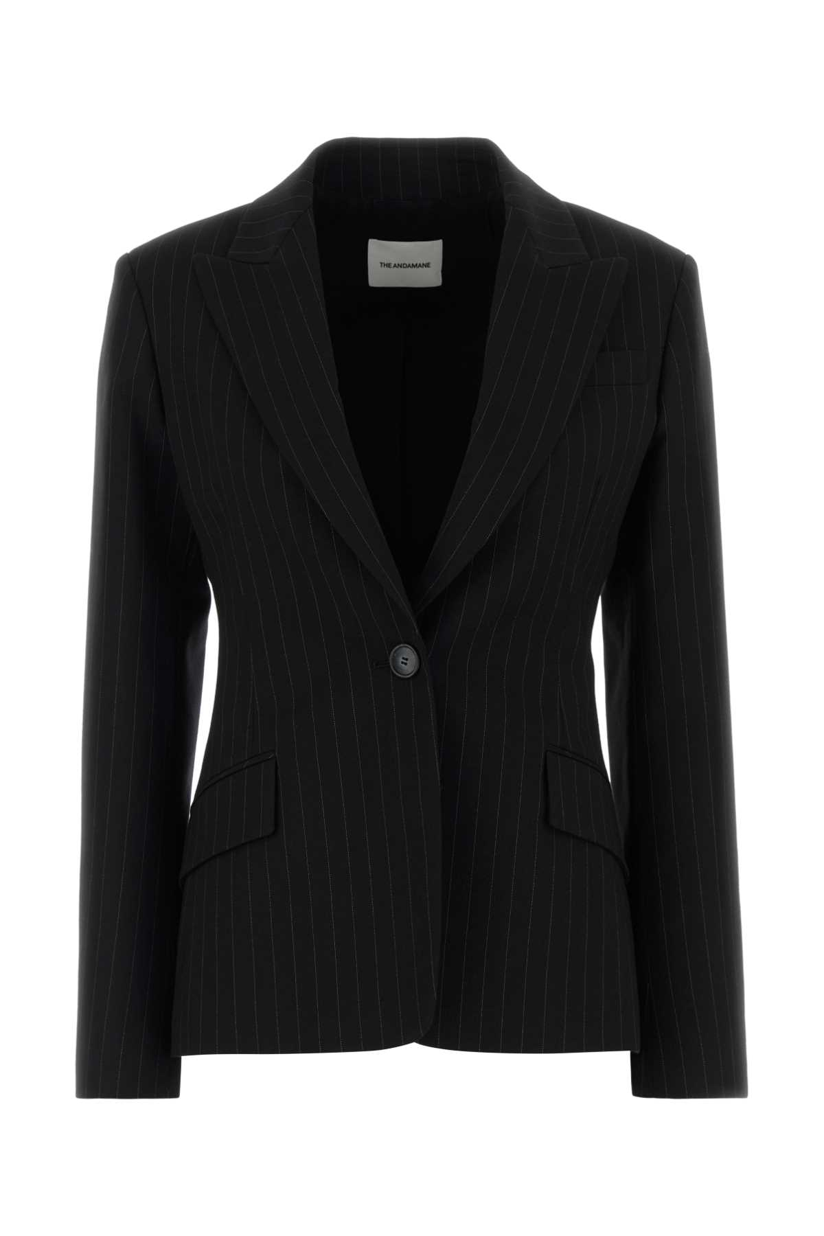 [THE ANDAMANE] Blazer FW26 T203029BTNW069 BLACKWHITE