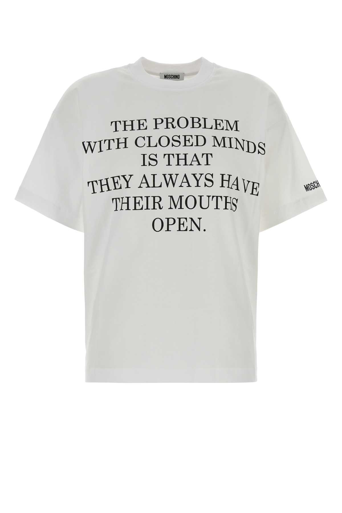 [Moschino] T-shirts Short Sleeve FW26 262D07135441 1001