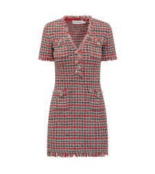 [Self-portrait] Short sleeve dress FW26 AW26146SBR RED