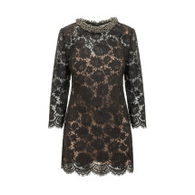 [Self-portrait] Long sleeve dress FW26 AW26045SB BLACK