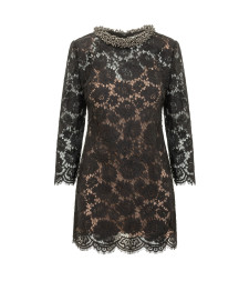 [Self-portrait] Long sleeve dress FW26 AW26045SB BLACK