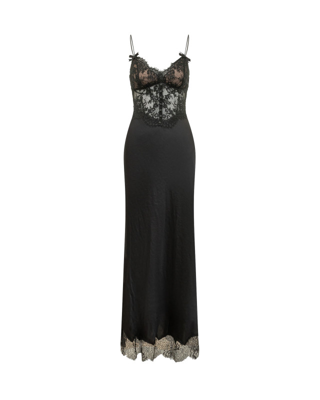 [Self-portrait] Sleeveless dress FW26 AW26023MAB BLACK