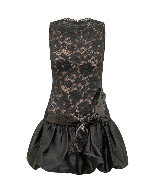 [Self-portrait] Sleeveless dress FW26 AW26013SB BLACK