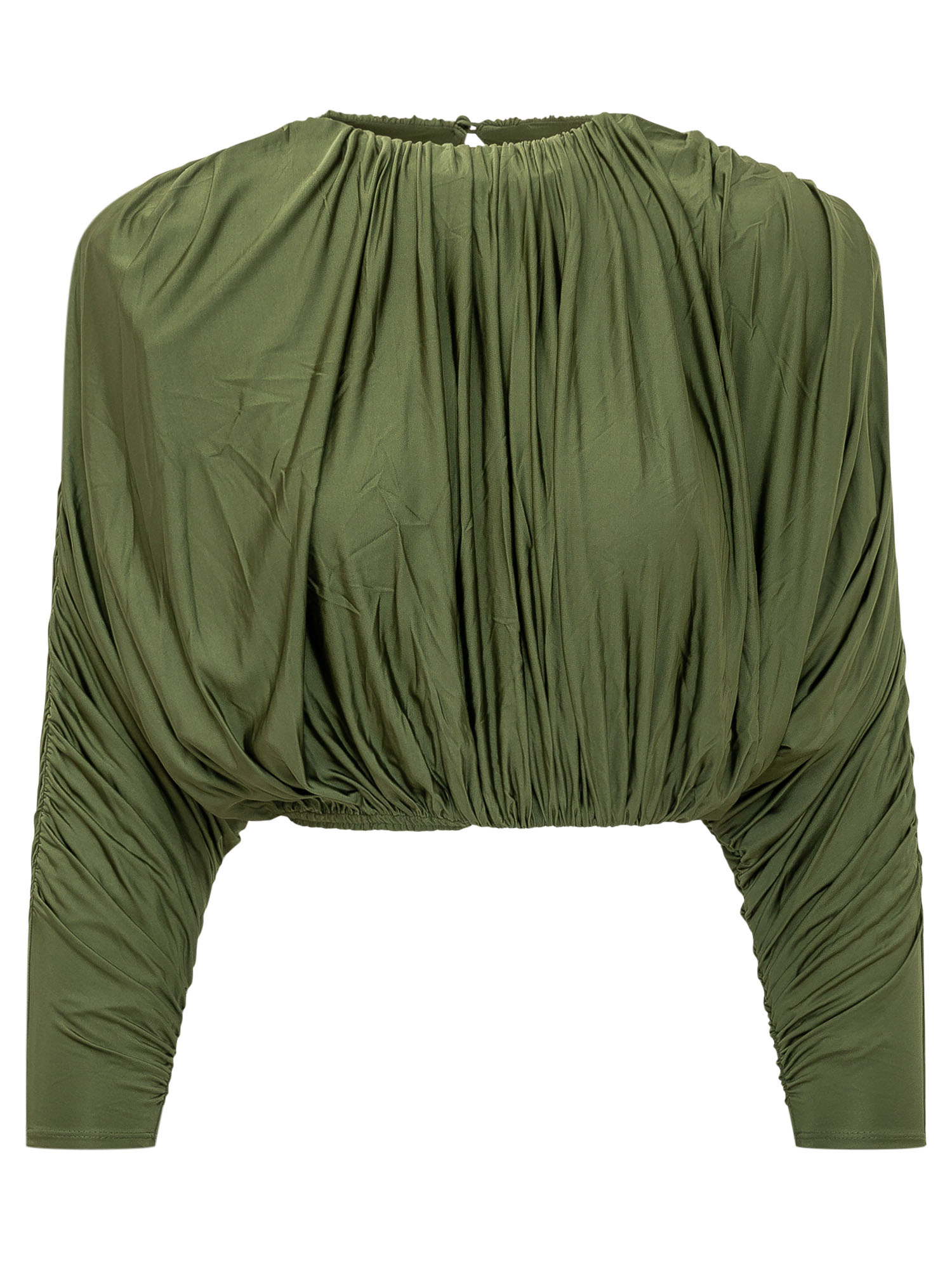 [Self-portrait] Blouse FW26 AW26009TAG GREEN