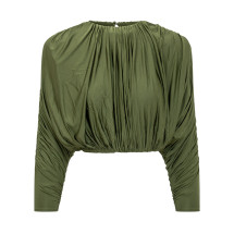 [Self-portrait] Blouse FW26 AW26009TAG GREEN
