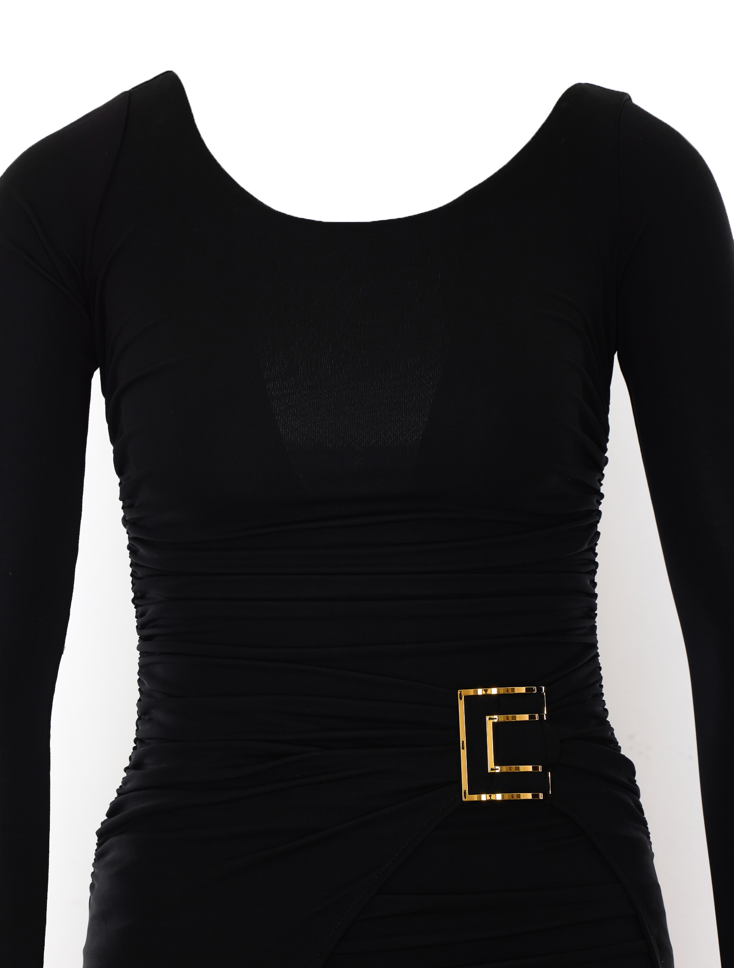 [ELISABETTA FRANCHI] Long sleeve dress FW26 ABR3567E2110