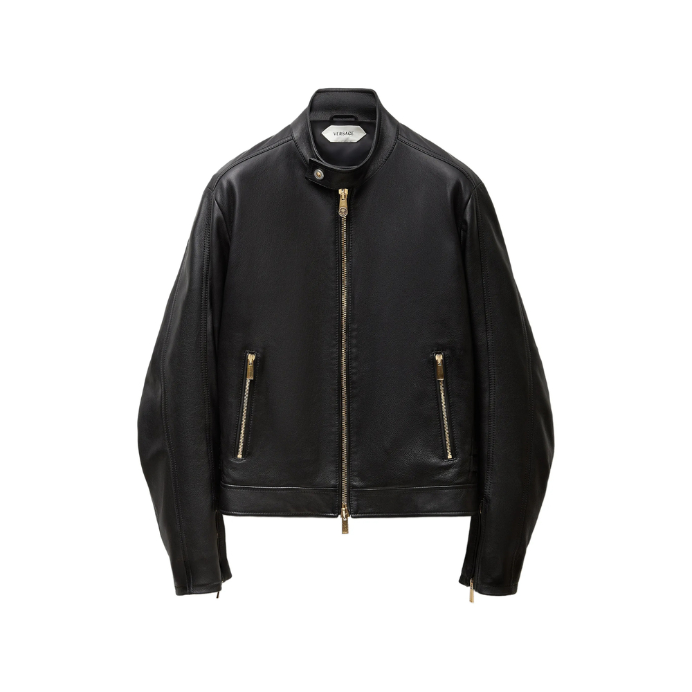 [Versace] Leather Jacket FW26 1A18980 1027050 1B000