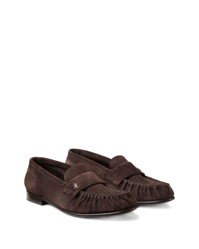 [Jimmy Choo] Loafer FW26 ELLISLOAFERFSUECHOCOLATE