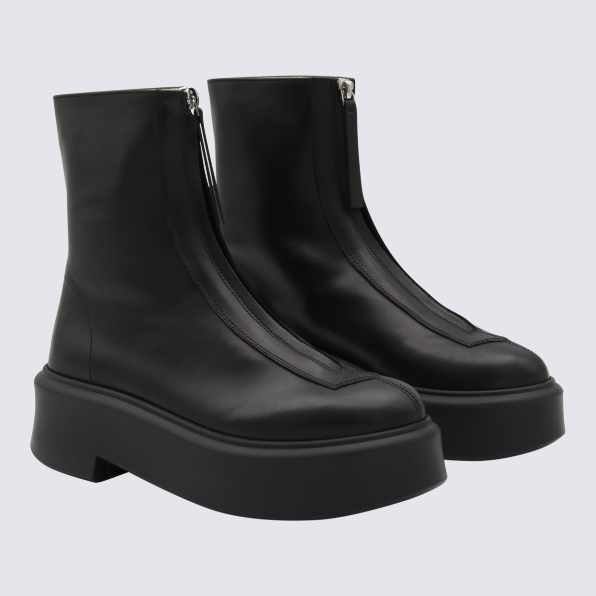 [THE ROW] Ankle Boots FW26 F1144L64RBLK