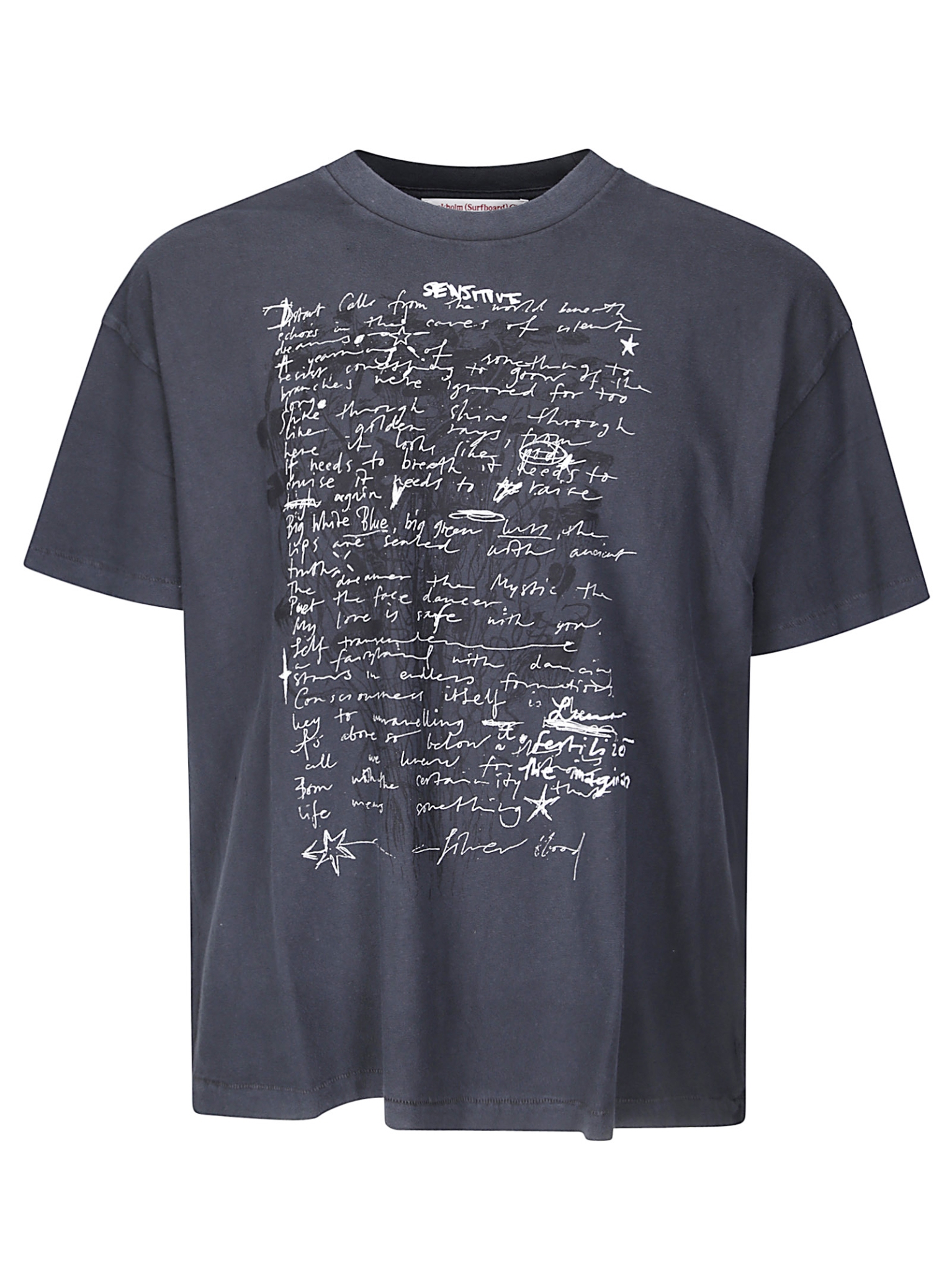 [Stockholm Surfboard Club] T-shirts Short Sleeve FW26 U1000332WB1 WASHEDBLACK