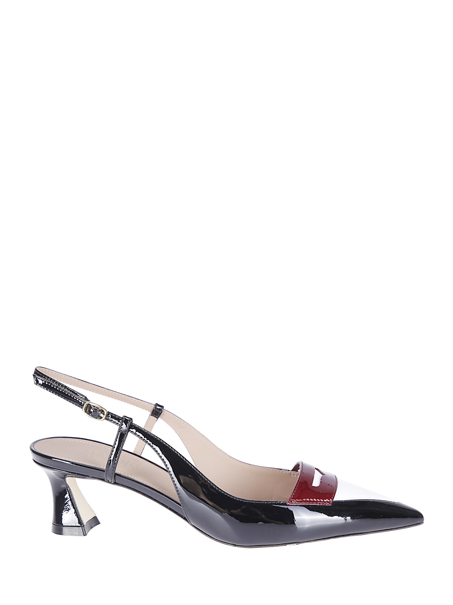 [Malone Souliers] Wedges FW26 SUZE452 BLKROSEWOODWHT