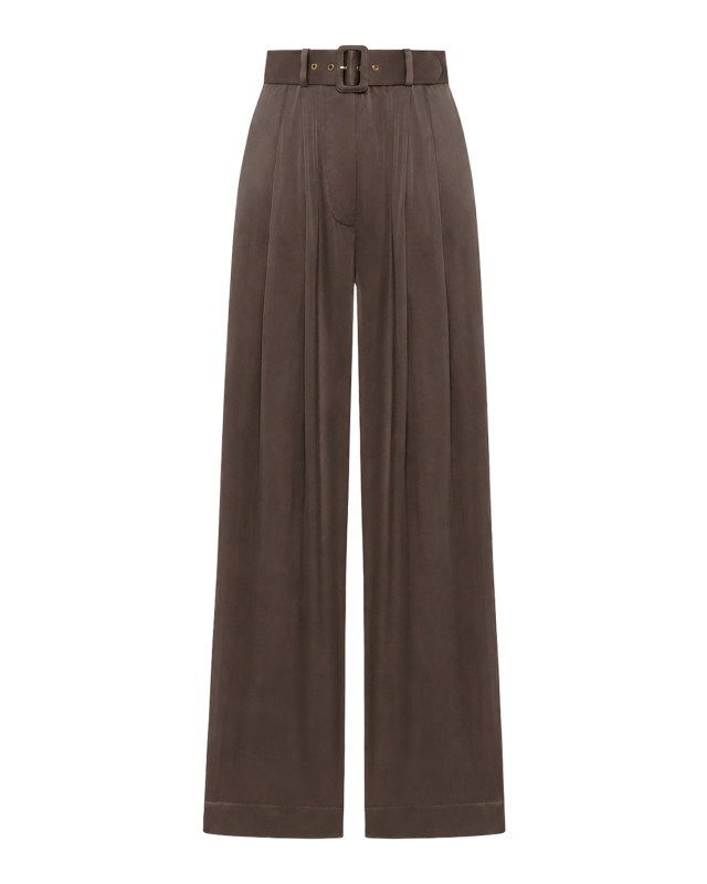 [Zimmermann] Trousers FW26 2151PF26RBCH BITTER CHOCOLATE